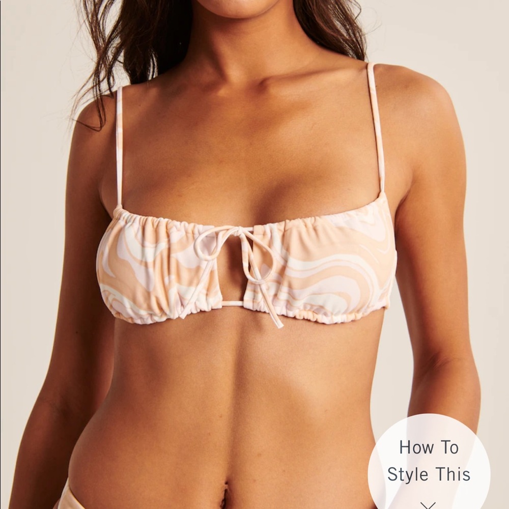 Abercrombie swim top and matching bottom